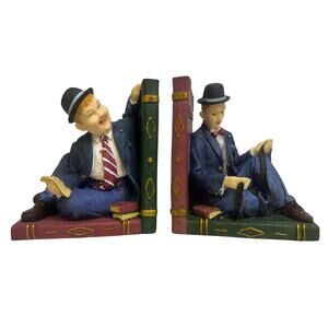 Laurel and Hardy Heavy Resin Collectible Bookends